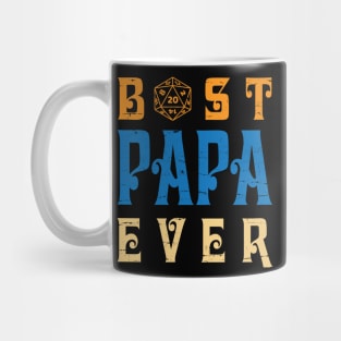 Best Gamer Papa Ever You Can Just Pause A Game Happy Father Day Gamer Vintage Retro Mug